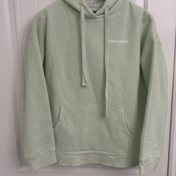 BRUNETTE The Label Kindness Culture Mint Green Hoodie - Picture 2 of 10